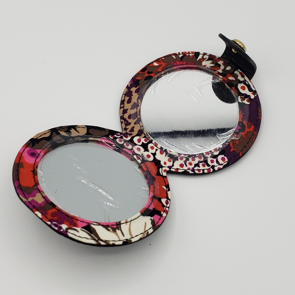 Vera Bradley Leather Pocket Mirror in Black - New